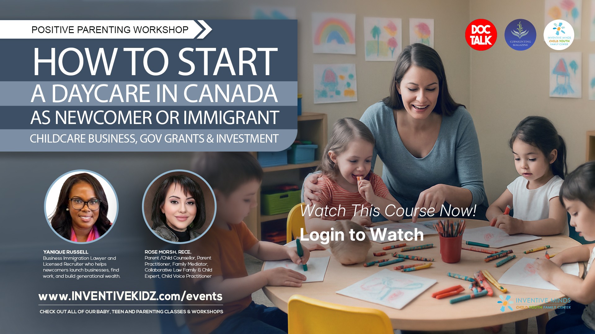 How to Start Daycare in Canada as Newcomer or Immigrant: Childcare Business, Government Grants & Investment Opportunities Watermarked Image